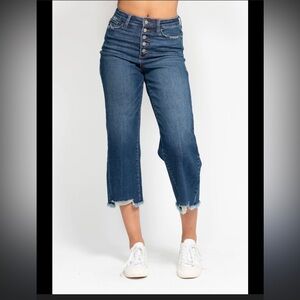 Judy Blue Dark Blue Flare Jeans
